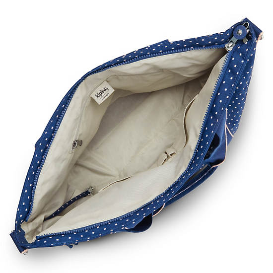 Kipling Asseni Printed Tote Tassen Blauw | BE 1461LI